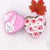 Ensemble rose et blanc (6 fleurs centrales)