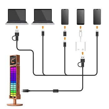COMICA RGB UMIC RGB Cardioid Condenser USB Microphone Compatible with Smartphone/PC for Live Streaming Podcast Gaming product image