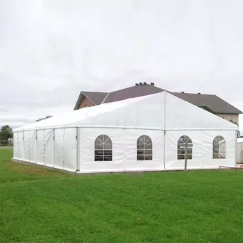 Hot Sale 50-200 Capacity Aluminum Clear Span Party Marquee Tent For Outdoor Catering Events