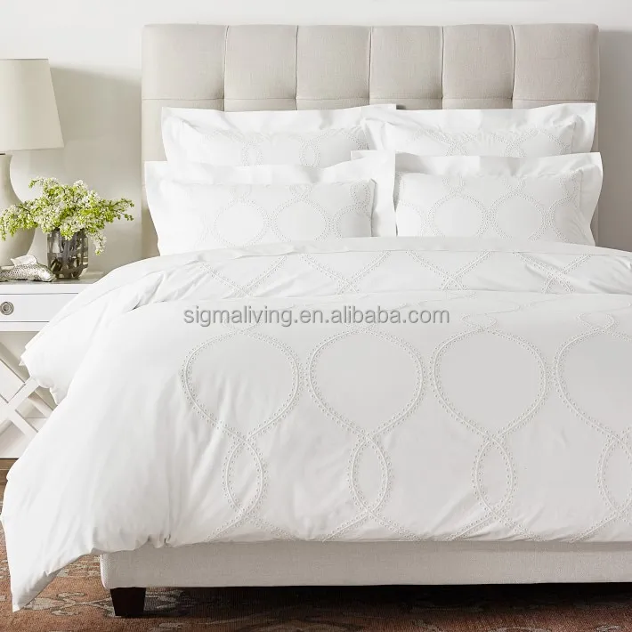 Bedroom big hotel double bed furniture tall bed & headboard for sale