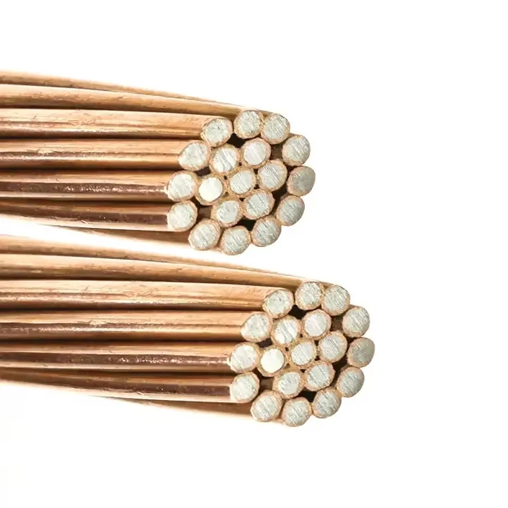 Elektrokabel Kabel Kupfer/cca 0,5mm-400mm Elektrischer Kupfer Kaschierter Stahl Litzen Draht