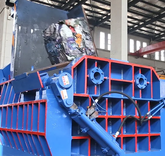 Automatic Metal Baler Compressor Scrap Copper Iron Steel Metal Scrap