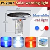 3-Color (White/Green/Red) Flashlight #2047, Solar,