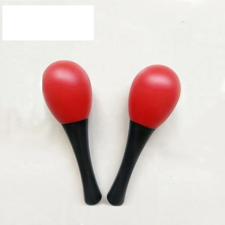 Meinl Percussion Plastic Egg Maracas - Paire Maracas Œuf Noires - Son Clair