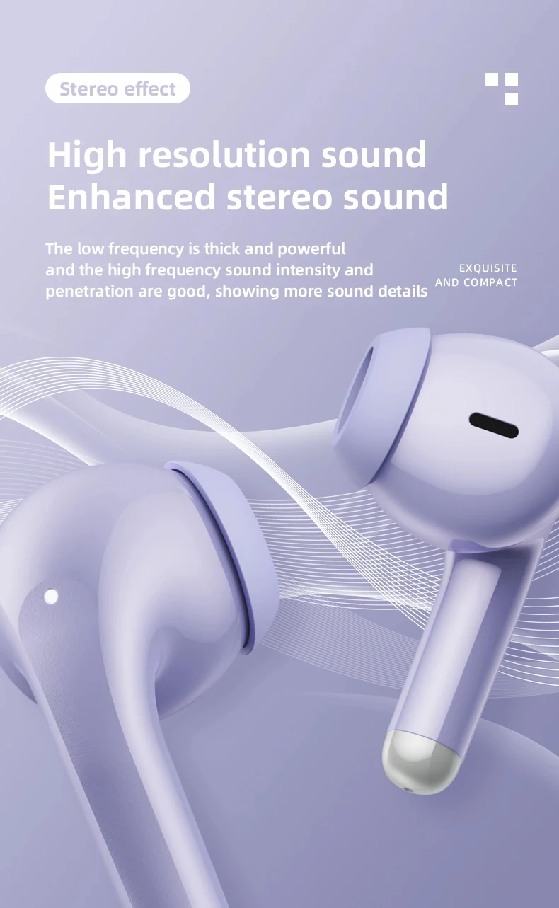 Lenovo LP40 Pro TWS BT Earphones BT 5.1Touch Control Music Sport Headset Noise Reduction Gaming Headphones 250mAh