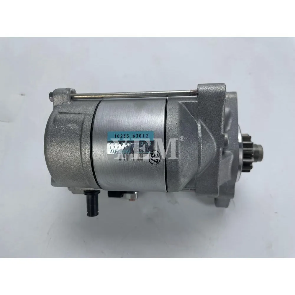 D1105 Starter Motor 16235-63010 Fit for Kubota D1105 Engine Genuine Engine Parts 6