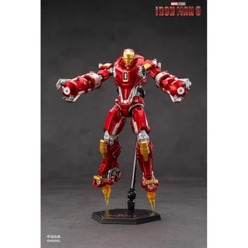 Figurine Iron Man MK3 ZD Toys - 1/5 36cm - LED - Marvel 10e Anniversaire - NEUVE