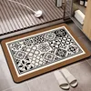 Retro floral tile coffee