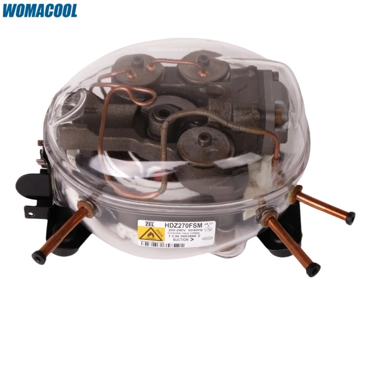 ZEL Zanussi Inverter Compressor R600a 220V/50Hz for Freezer Ice