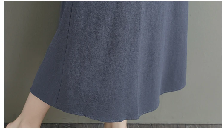 Drop Shipping Clothing New Design Fashion Turn down collar Simple Dresses Summer Long Korean Dress Casual