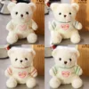 Ours pull d'amour blanc