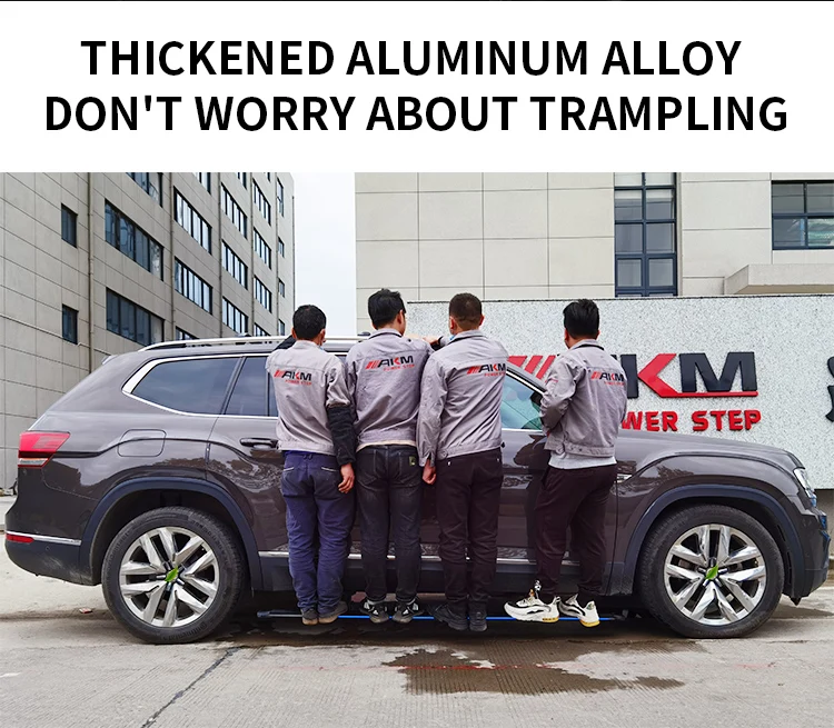 Noble Waterproof Motor Aluminum Alloy Electric Folding Step for Ford TRANSIT LWB Running Boards details