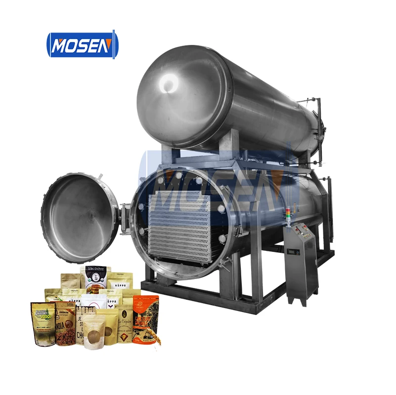 New Condition Retort Machine for Meat Processing Food Retort Pouch Machine with Autoclaves Sterilizers for Rice Vegetable Meals
