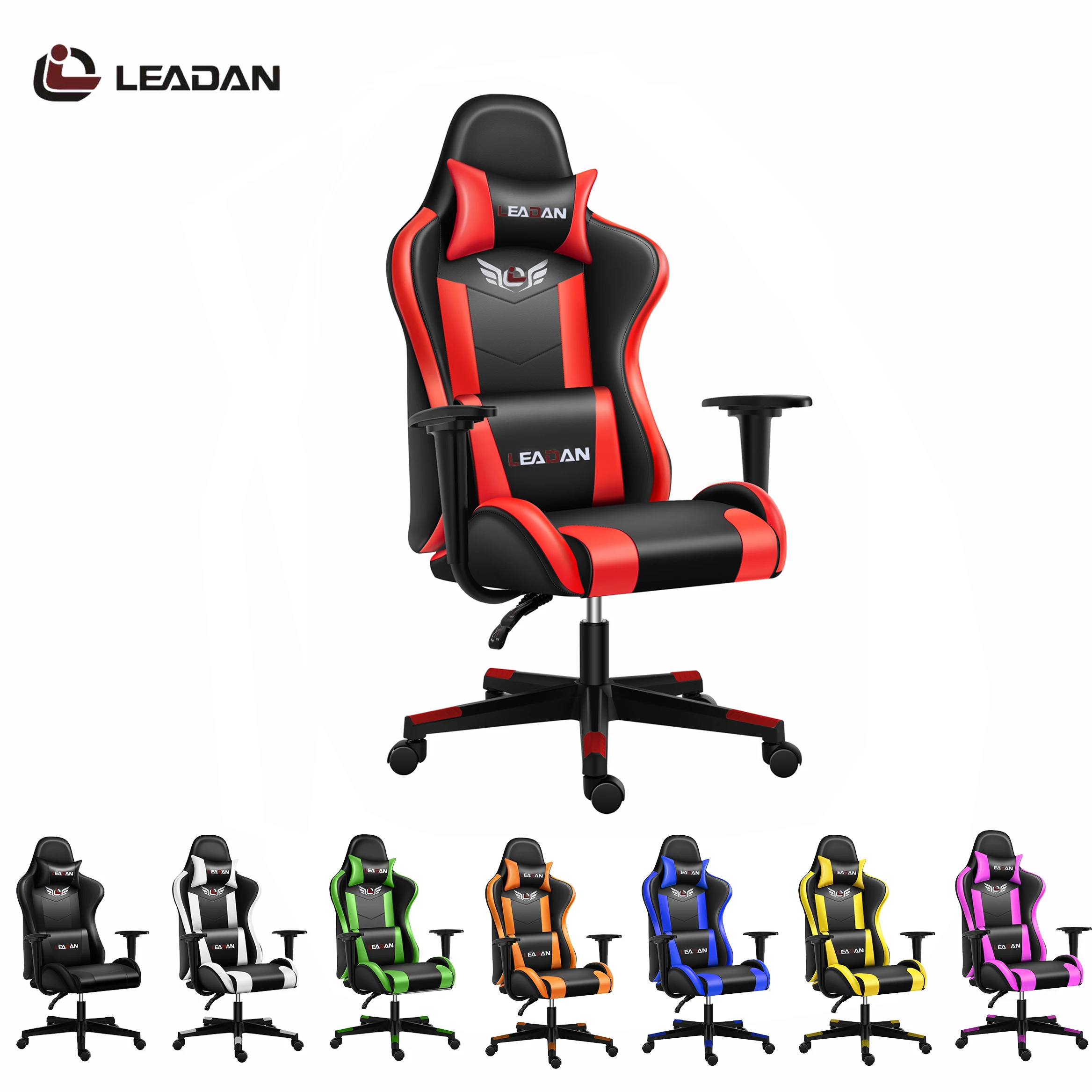 LEADAN дешевый секретный лабораторный розовый Скорпион rgb пользовательский светодиодный массажный игровой стул Скорпион белый игровой стул гонки rgb светодиодный ПК компьютер