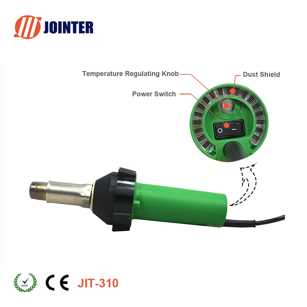 JOINTER Hot Air Shrink Welder Plastic Welding Gun Electric Heat Gun for PVC Floor Repairing