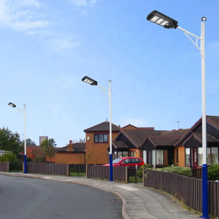 ABS IP65 LED Integrated Solar Street Light High Brightness 6-8m Radar Sensor 200 - 300w