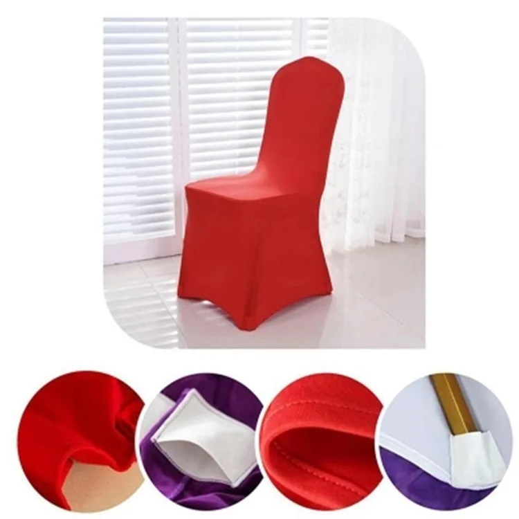 Spandex Wedding Chair Covers Stretch Elastic Chair Slipcovers For