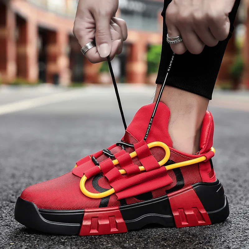 Оптовая продажа, новый тренд, кроссовки для бега в стиле хип-хоп, повседневная мужская спортивная обувь