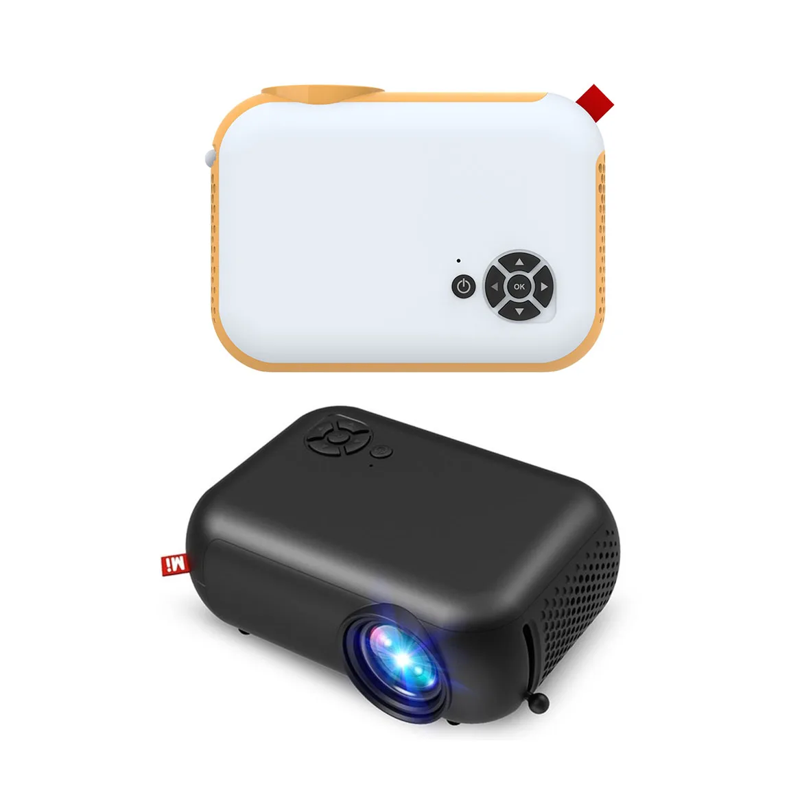 Smart mini projector A10 video glasses free av videos film led 