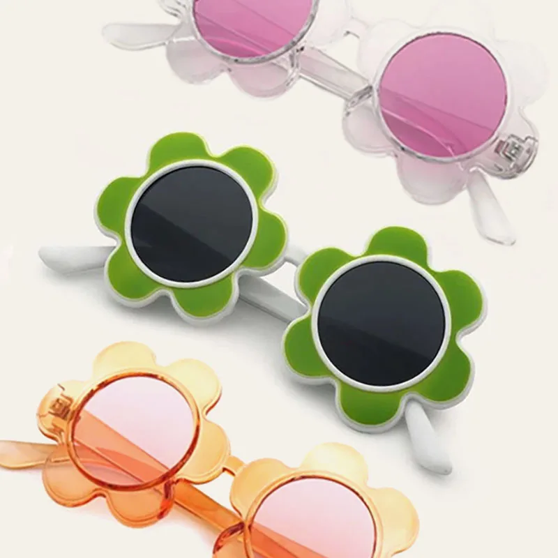 VIFF HP18565 Flower Shaped Adult Sun Glasses Women, Wholesale Cute Flower  Shape Adult Sunglasses for Women