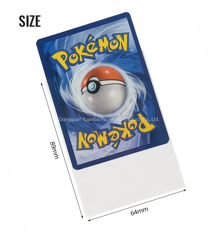 magic card size sleeve MTG/CCG Card Sleeves (63.5x88mm) PREMIUM COLOR BACKED! 80/Pack (Choose
