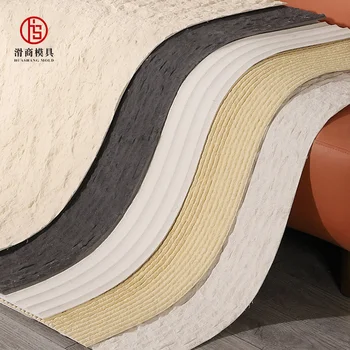Colour wall cladding flexible mcm tile romanite stone effcet panel flexible tiles for villa