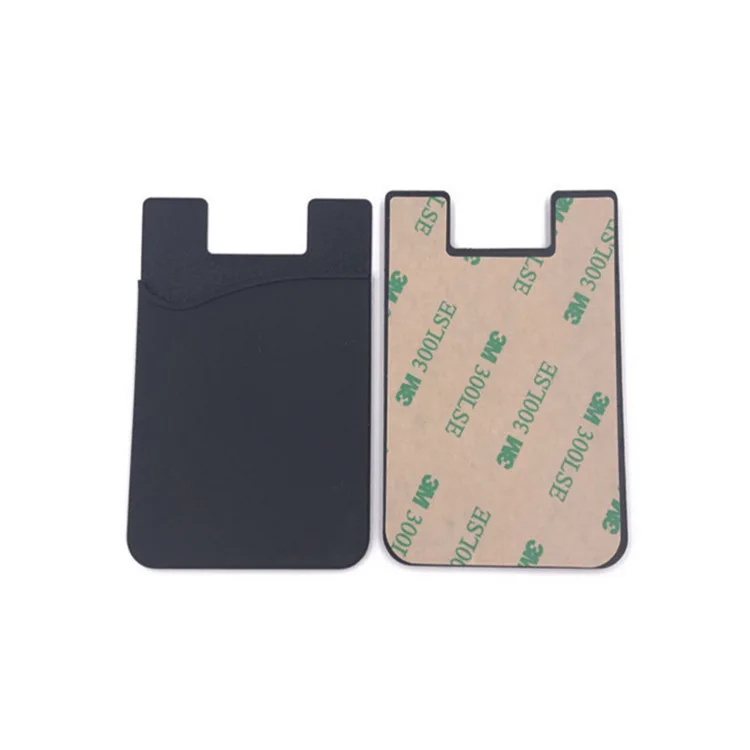 Promotional Gadget Gift Custom Logo Silicone Mobile Phone Back Business Credit ID Card Holder for iphone