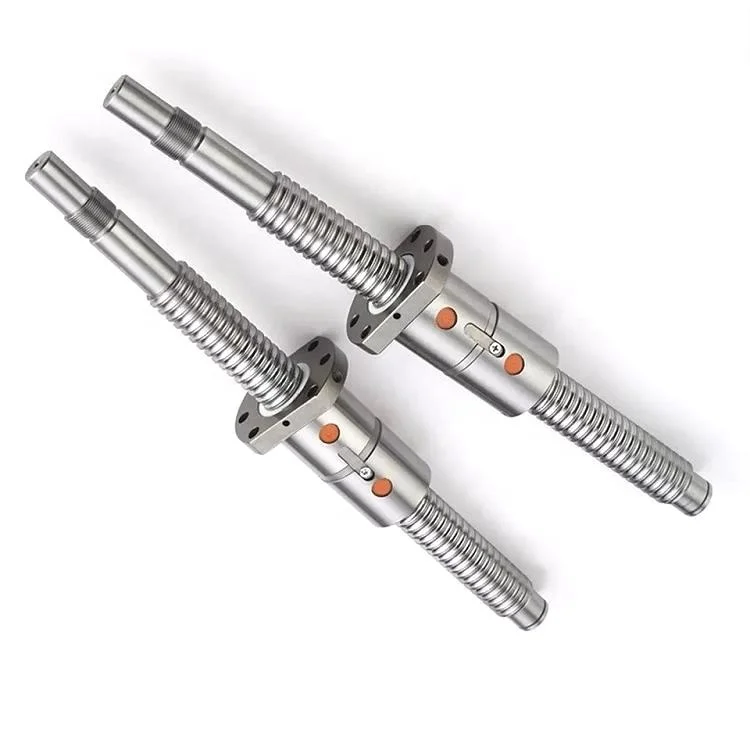 CNC Parts TBI 32mm Diameter Custom Shaft End Machining DFU3204 DFU3205 DFU3206 DFU3208 DFU3210 CNC Standard Nut Ball Screw