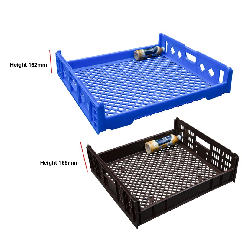 LEADLOONG Multifunctional Plastic Bread Rack Food Grade Stackable Bakery  Bread Crate Basket