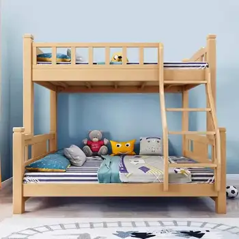Factory Direct Sale Bedroom Furniture Durable Kids' Wooden Children Beds Kids W