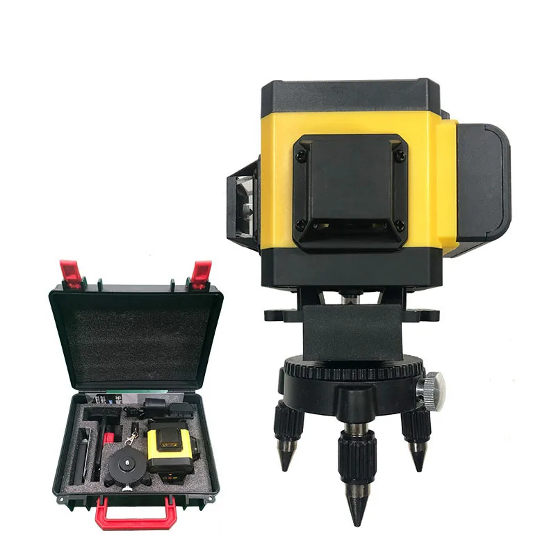 Outdoor 12 Lines Green Beam Laser Level For Flooring Self Leveling 3D Laser Level Equipment