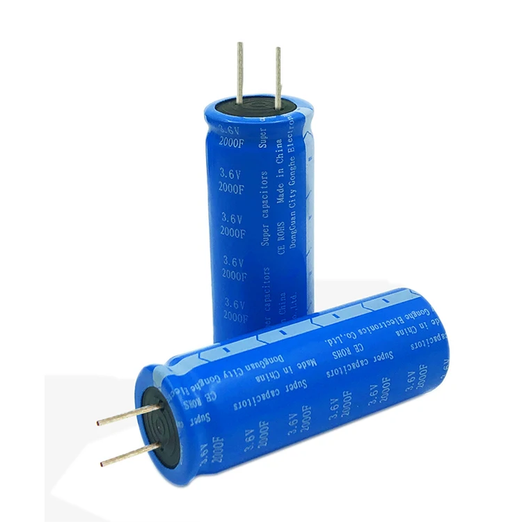 super capacitor 3.6v 2000f for solar flashlight 2000 farad