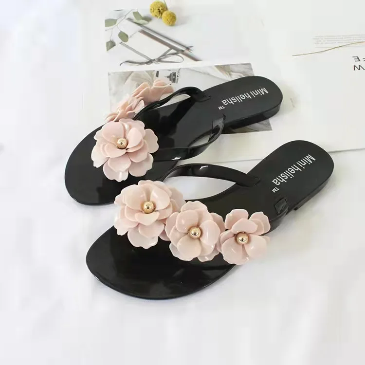 2021summer Fashion Bench Casual Shoes Ladies Flat Flip Flops