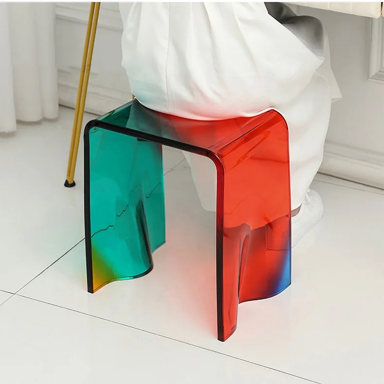 Home Simple Design Transparent Minimalist Nesting End Desk Acrylic Coffee Tea End Table