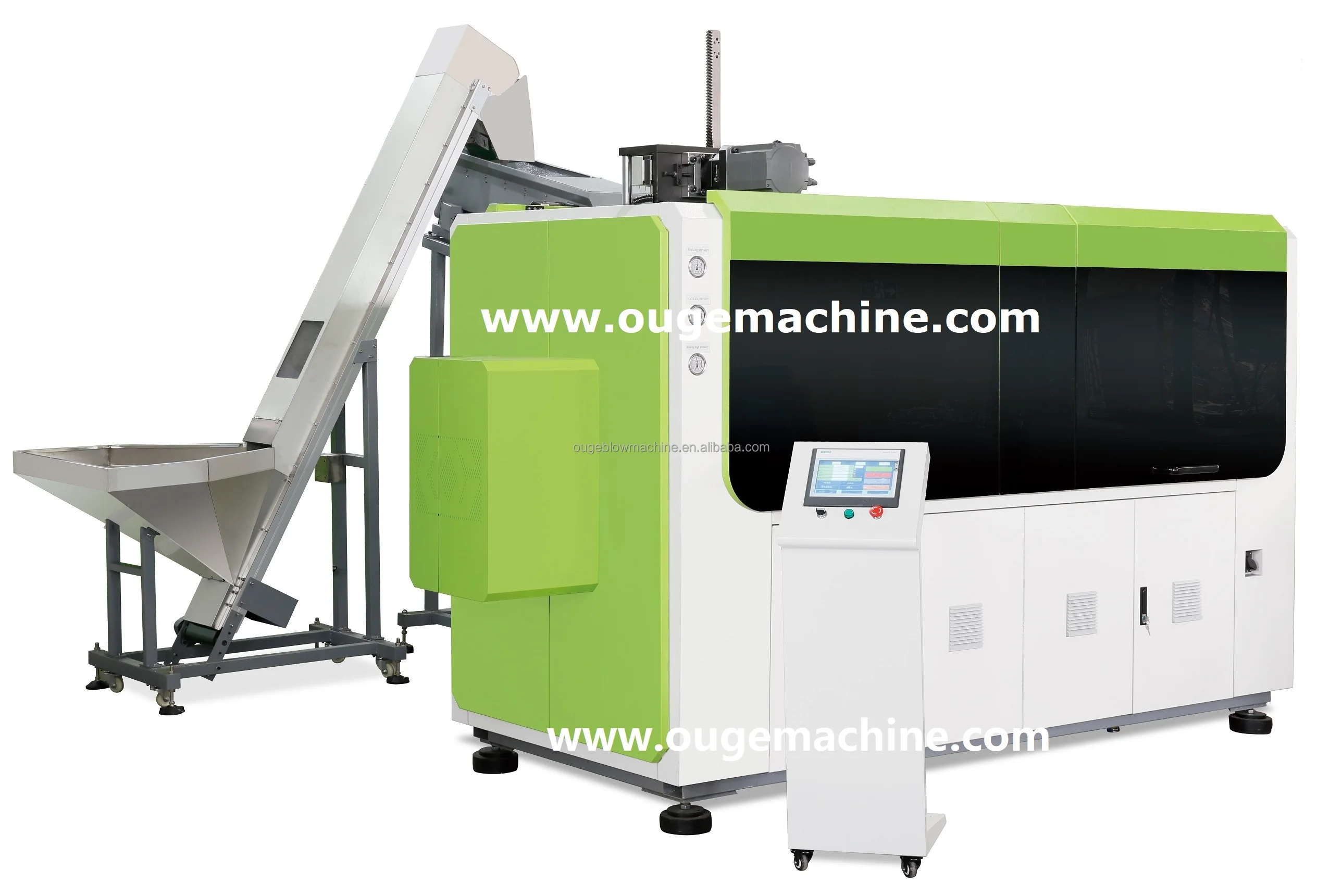 Fully Automatic High-speed 3 Servo Belt air Compressor Plastic Can Bottle Manufacturing Machine