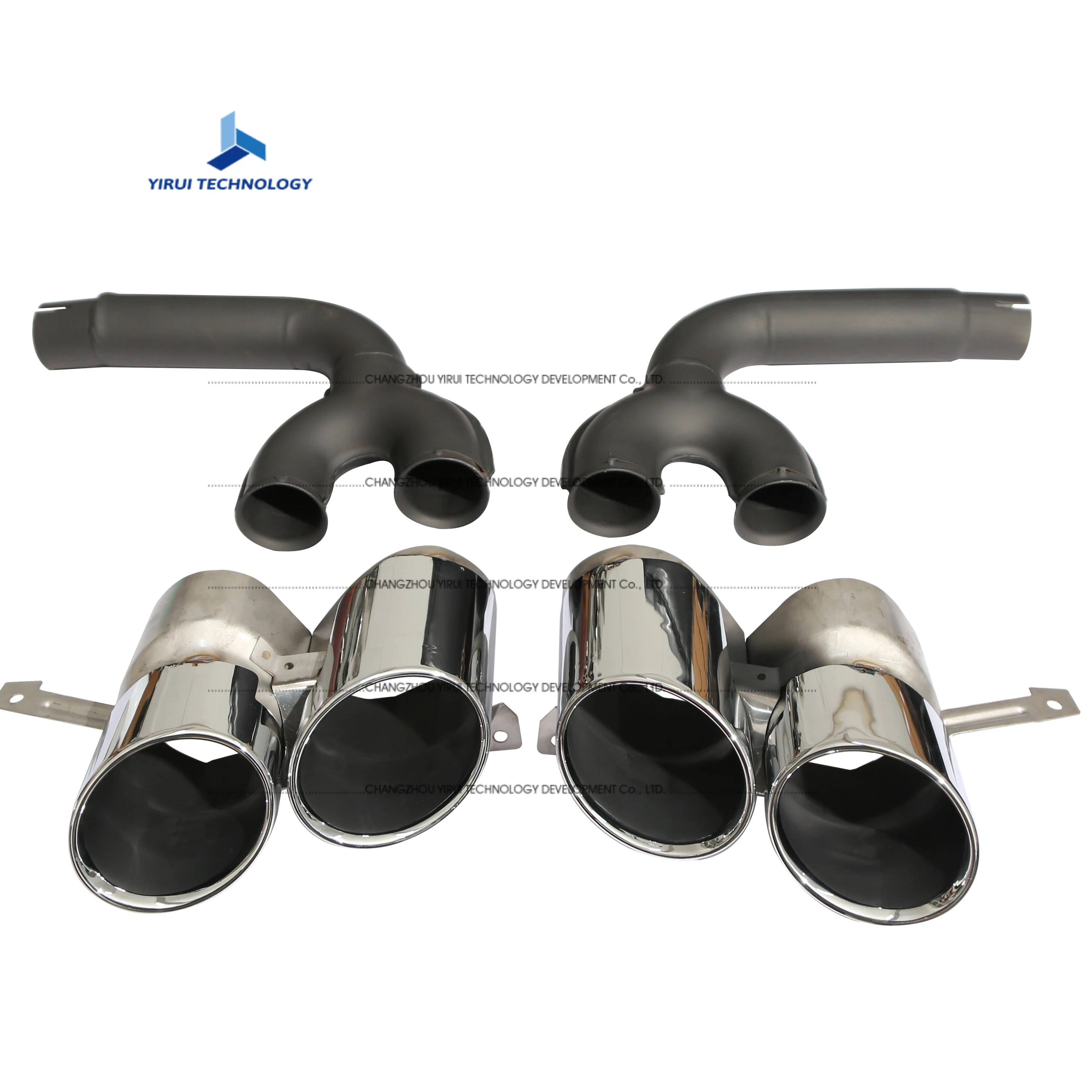 Split Ellipse Exhaust Muffler Tail Pipe With Transfer And Takeover For ...