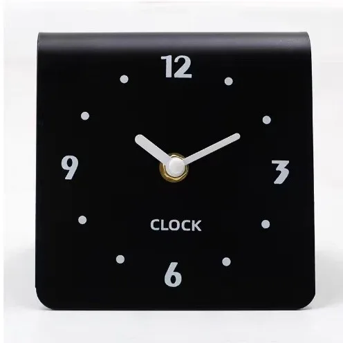 Desktop Analog Quartz Desk Clocks Silent No-Ticking Sweep Movement Battery Operated Mini Wall Clock Room Decor for Office,Home