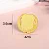 [Oro puro] Insignia de espiga de trigo - 3,6*4 cm