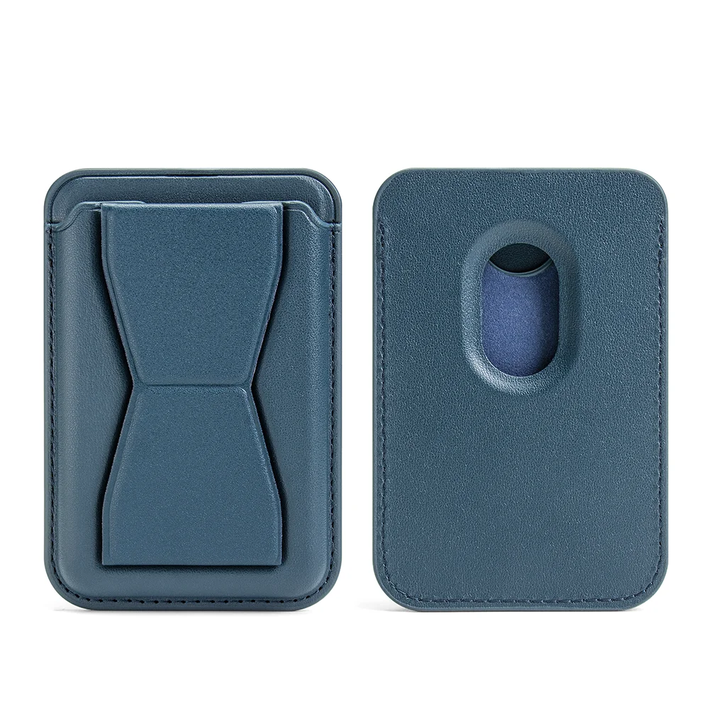 Pu Leather Phone Wallet Card Holder Stand Credit Card Holder