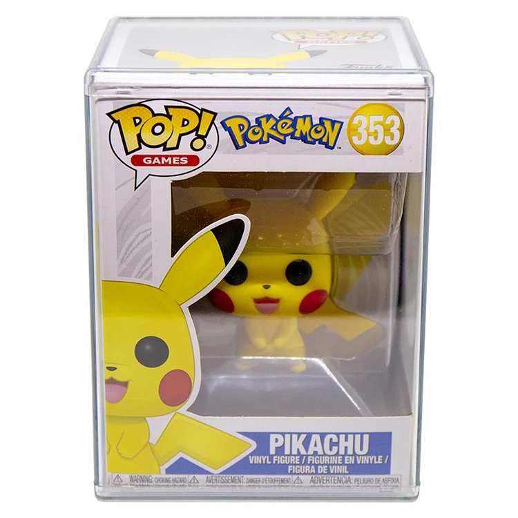 Custom Handmade Pop Shield Armor Hard Stack for 4 Inch Funko Pop It Case MAGNET LID Stackable Box
