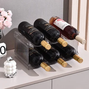 Multi-Layer Wine & Beverage Storage Rack Cross-Border New Plastic Multifunctional Thermos Cup Compartment Rack