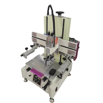 Semi Automatic Small Size Desktop Silk Screen Printer for T Shirts Plastic Bags and PPC Cards Single Color Screen Printer