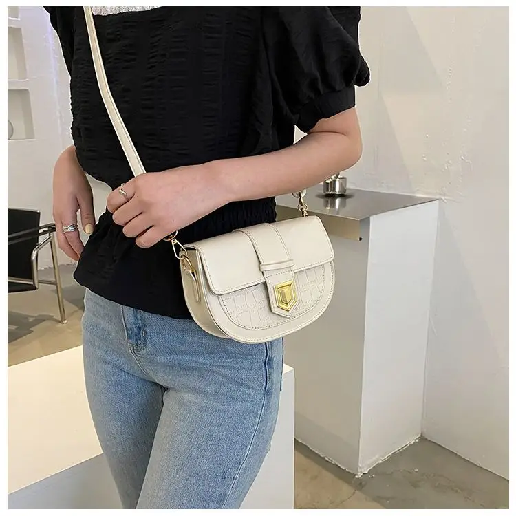 Hot Sale Factory Direct Customized Retro Stone Pattern Women Small Bike Seat Saddle Frame Bag Made In China