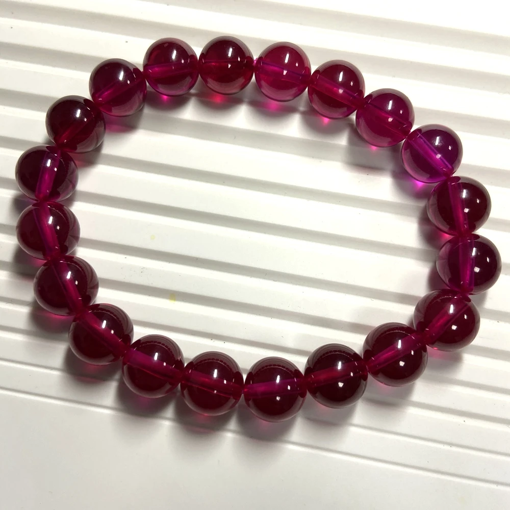 5Pcs 9x15 mm AAA Rated Synthetic Lab Created Red Ruby Side Drilled Plain Drops Beads for Jewelry Ruby Drops Supplier Red Drops