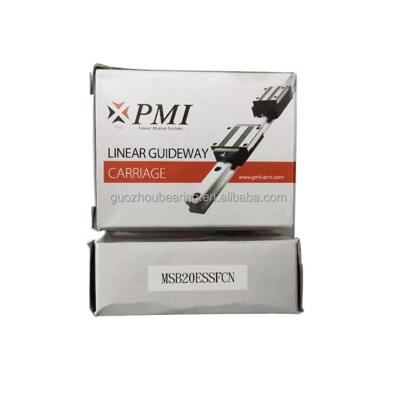 PMI Linear Guide Carriage MSB25TE MSB25TESSFCN Linear Guide Bearing for CNC