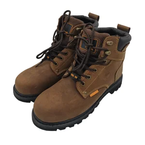 JDS Stock Men's Hunting Boots Winter Outdoor Rubber Leather Steel Toe Anti-Slip Feature for Summer & Autumn Seasons