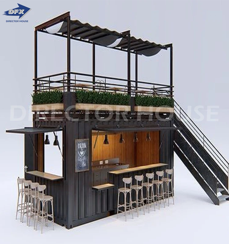 Iso Shipping Mobile Container Restaurant/container Bar/prefabricated ...