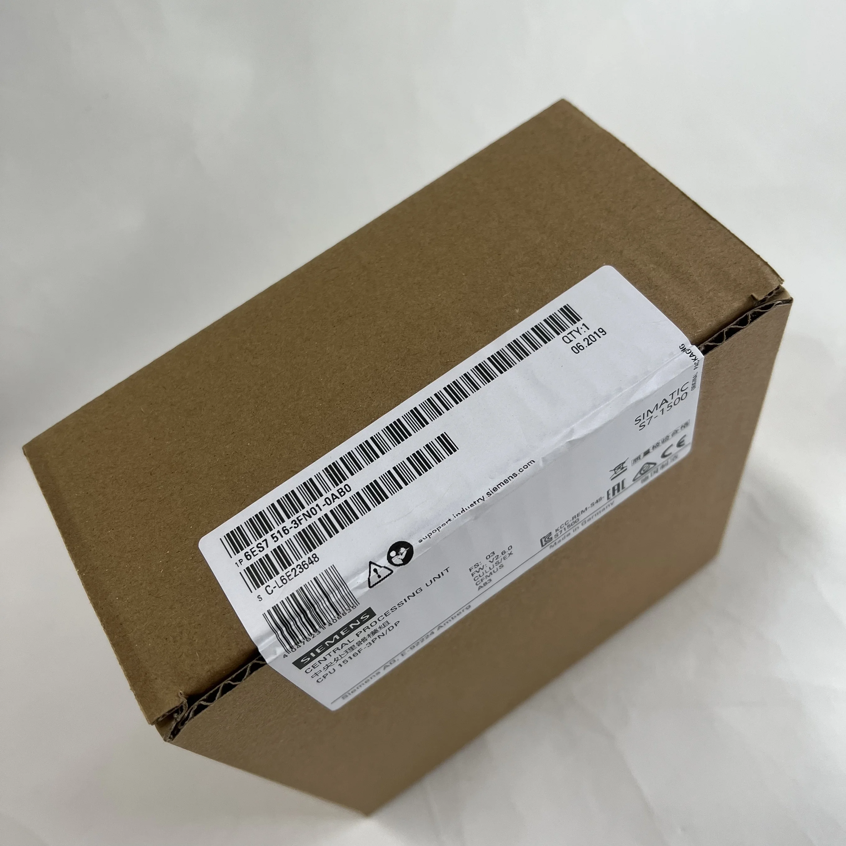 Siemens Central Processing Unit 6ES7516-3FN01-0AB0