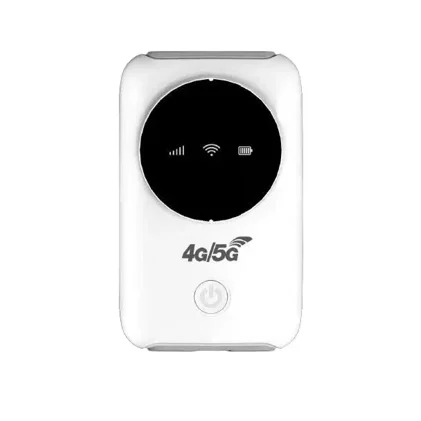 Router WiFi Mobile 4G LTE Portatile, Hotspot Per 10 Utenti, Batteria 2100 MAh, Supporta Micro SIM, Ideale Per Viaggi E Lavoro