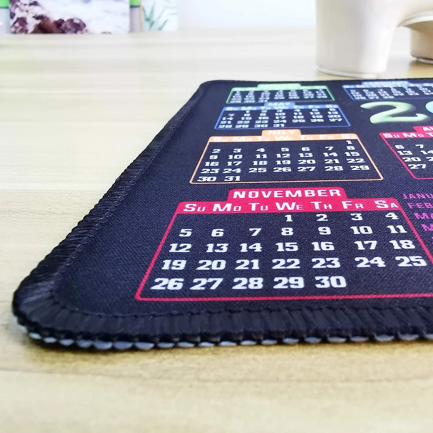 Factory Free Design Custom Calendar Mouse Pad Calendar Desk Pad Mouse Mat XXL Cheap Advertising Mouse Pad Gift Mat